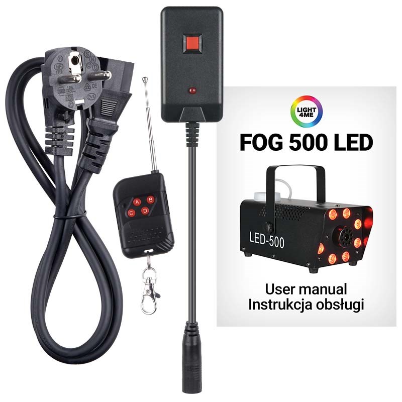 LIGHT4ME FOG 500 LED dūmu ģenerators