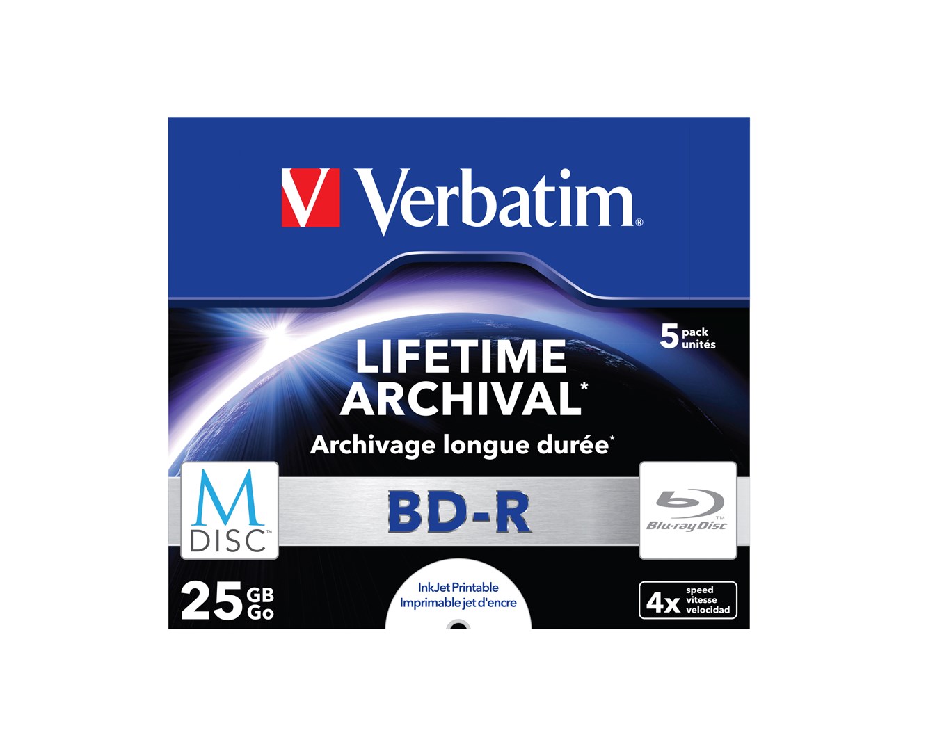 M-DISC Verbatim BD-R 25GB 4x ar