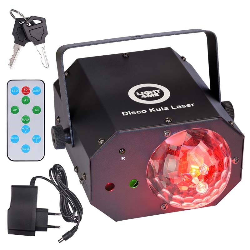LIGHT4ME DISCO SPHERE LASER daudzfunkcionālais LED