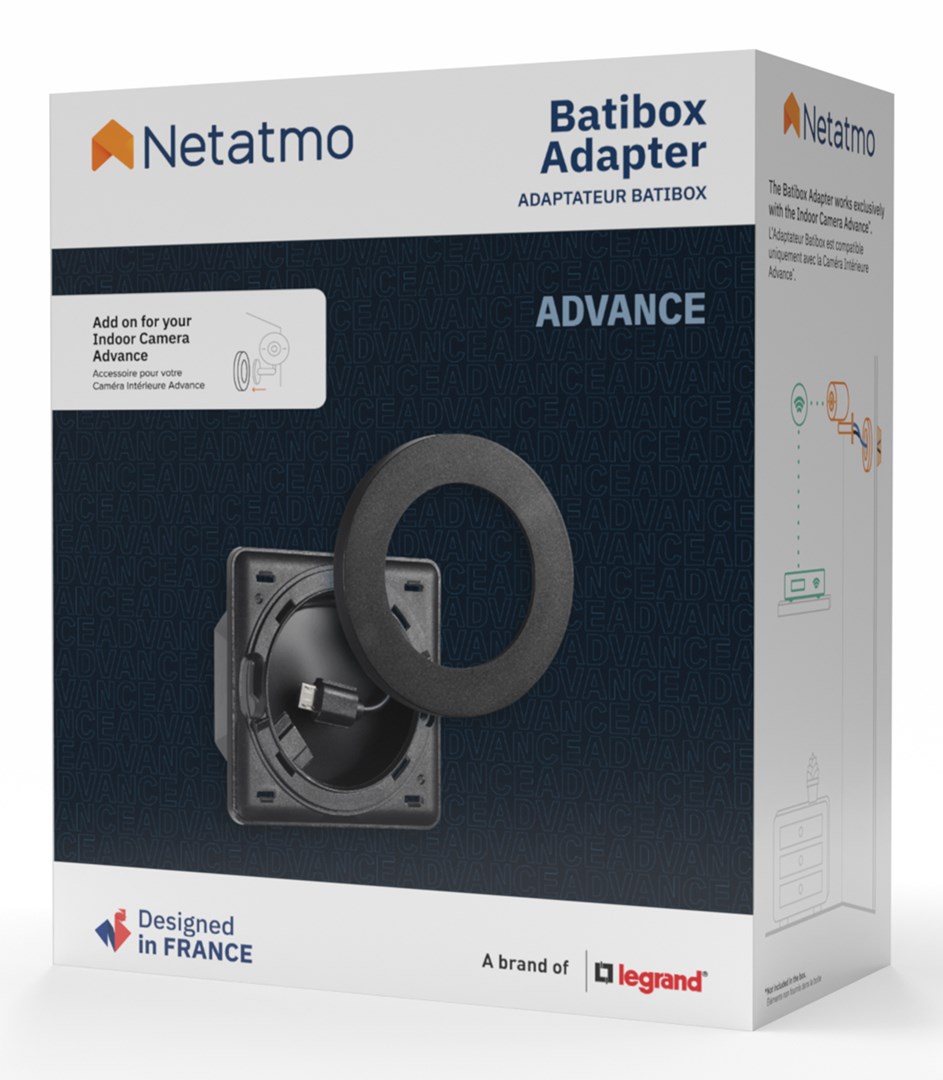 Netatmo NPC Batibox adapteris, melns, JAUNS