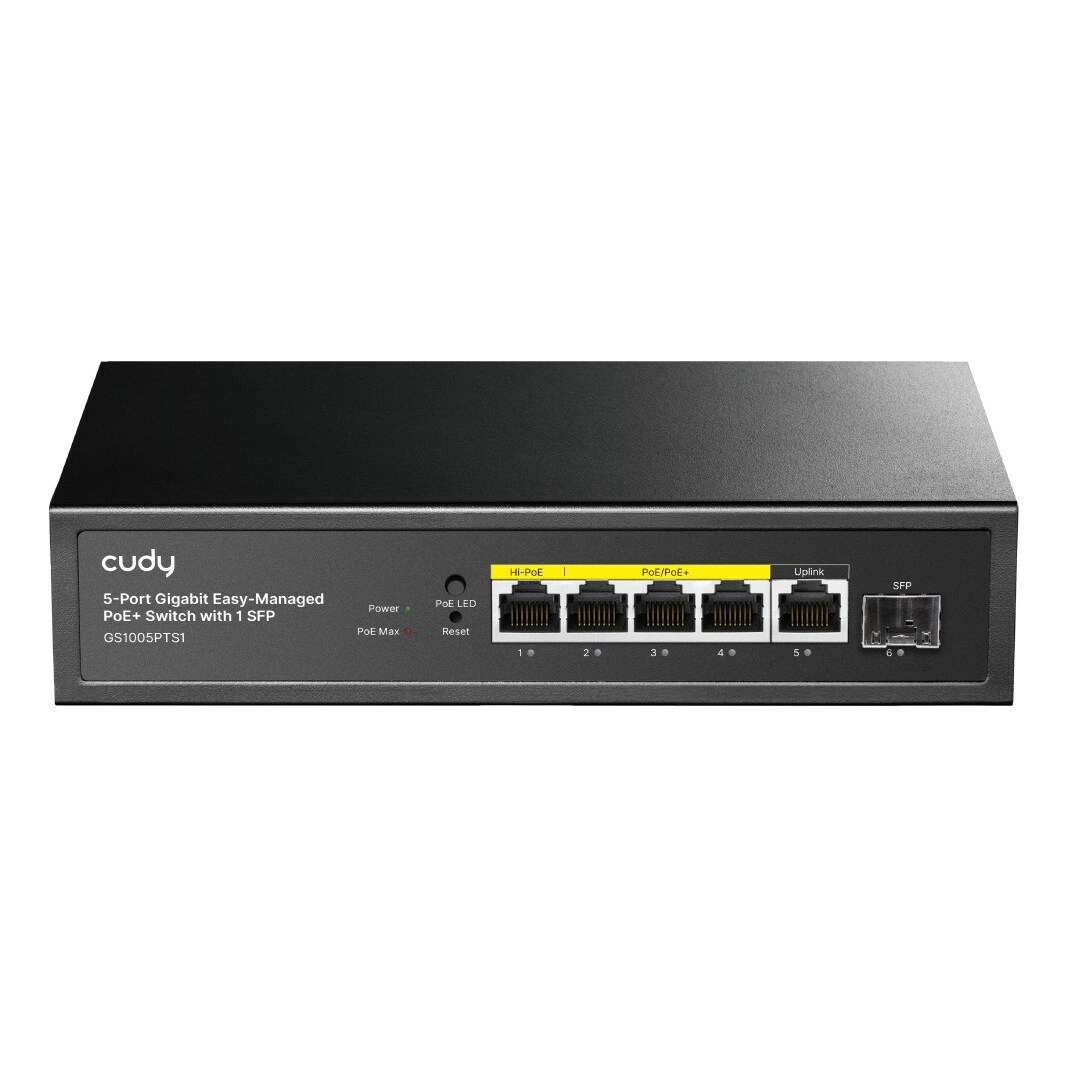 Cudy GS1005PTS1 tīkla slēdzis Gigabit Ethernet