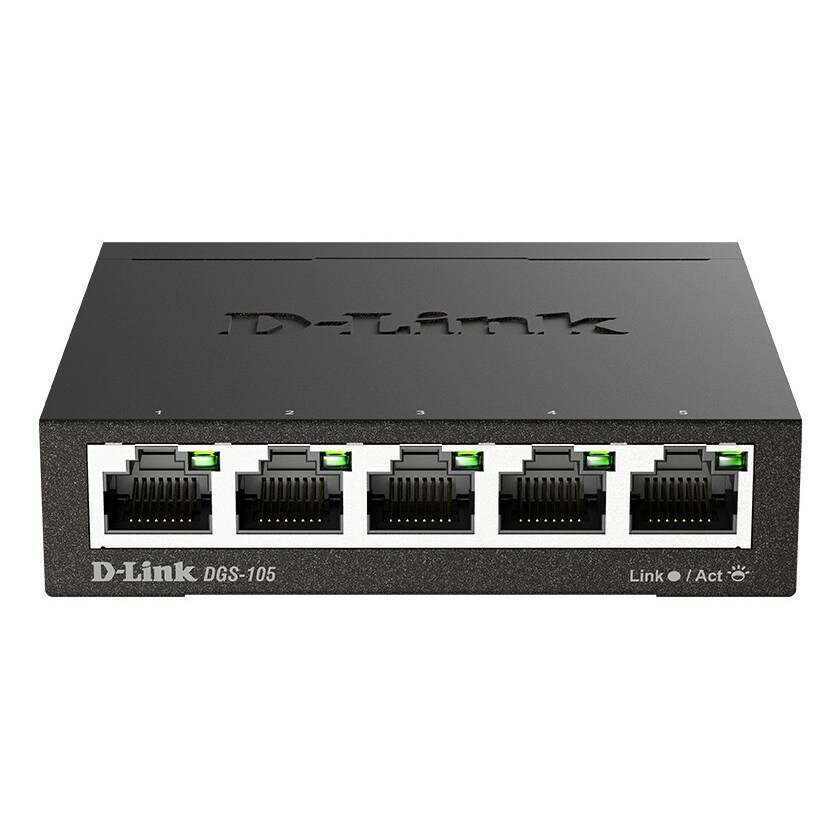 D-Link DGS-105 Neuzraudzīts L2 Gigabit Ethernet