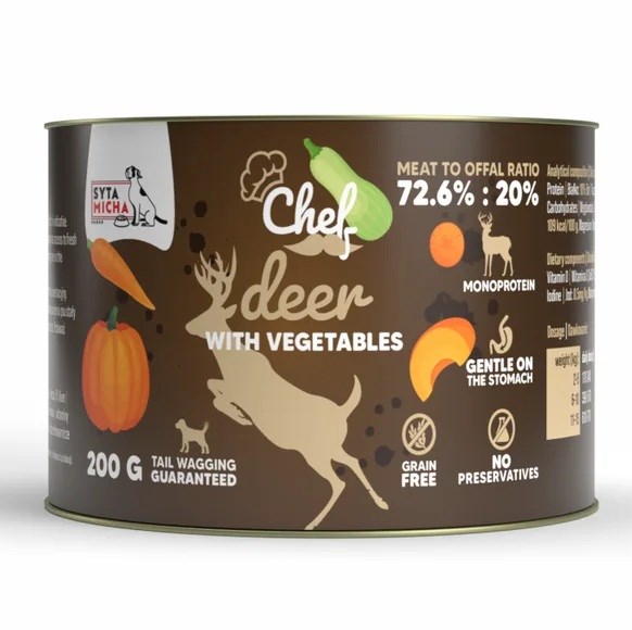 SYTA MICHA Chef Deer with vegetables