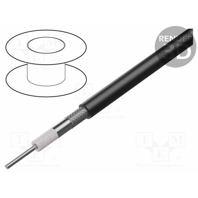 BELDEN Wire: coaxial; RG6; 1x18AWG; wire
