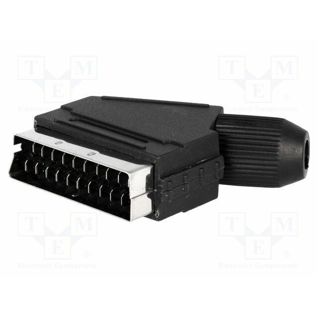 Vanguard Connector: SCART; plug; male; angled