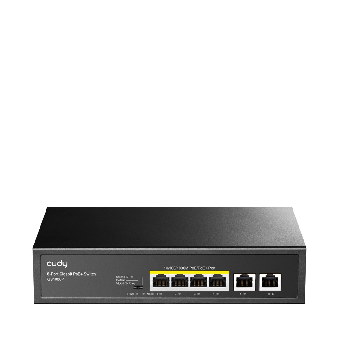 Tīkla slēdzis Cudy GS1006P Nepārvaldāms Gigabit