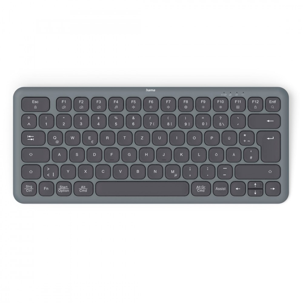 Klawiatura Hama WK-500 bezprzewodowa 75% czarno-szara