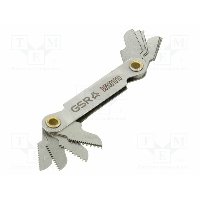 Thread plug gauge; Thread: metric; 12pcs