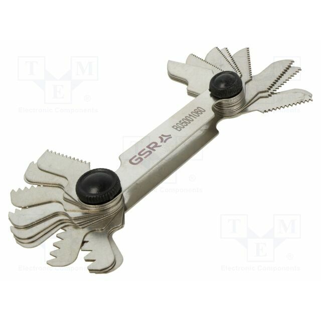 Thread plug gauge; Thread: BSW; 28pcs