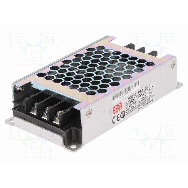 MEAN WELL Converter: DC/DC; 30W; Uin: