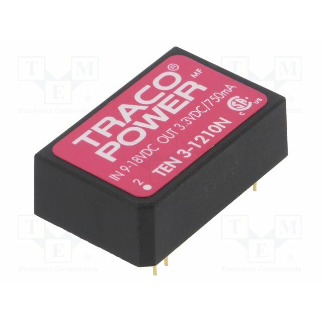 TRACO POWER Converter: DC/DC; 3W; Uin: