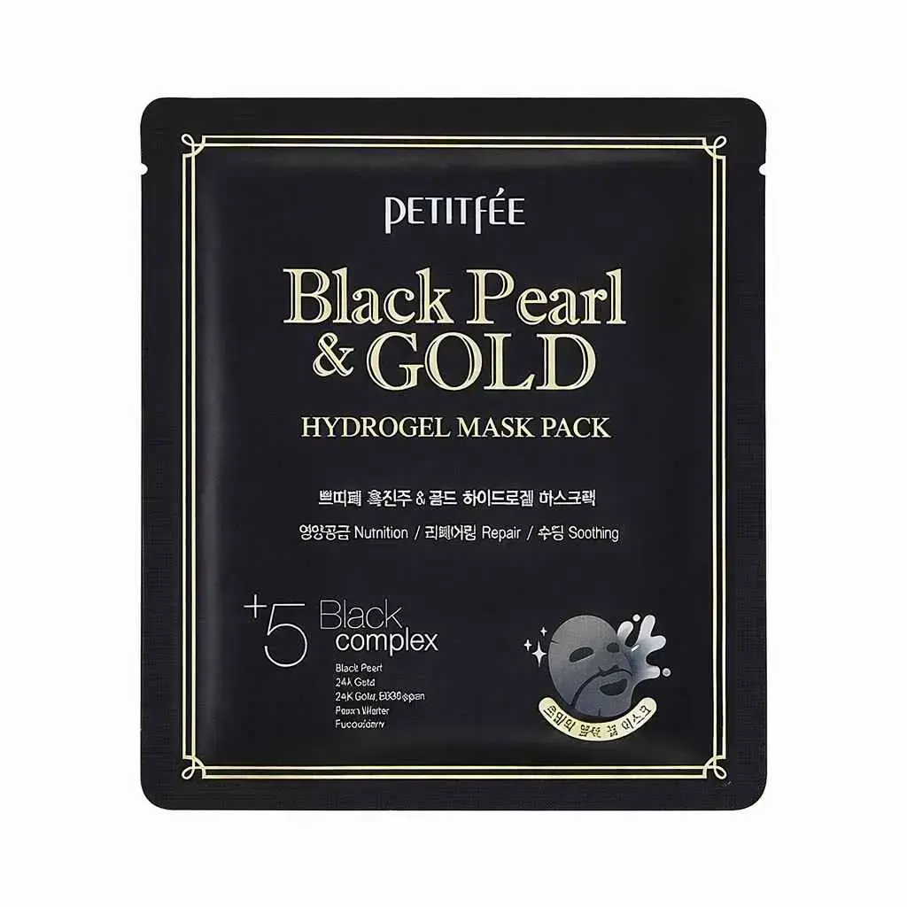 Petitfee, Black Pearl & Gold, Hydrating