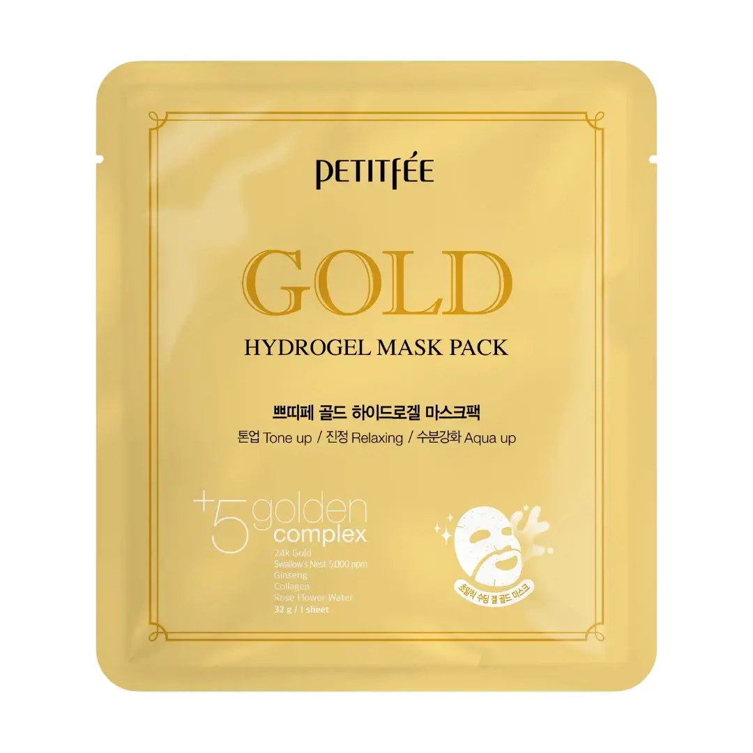 Petitfee, Gold, Anti-Aging, Hydrogel, Gel Mask