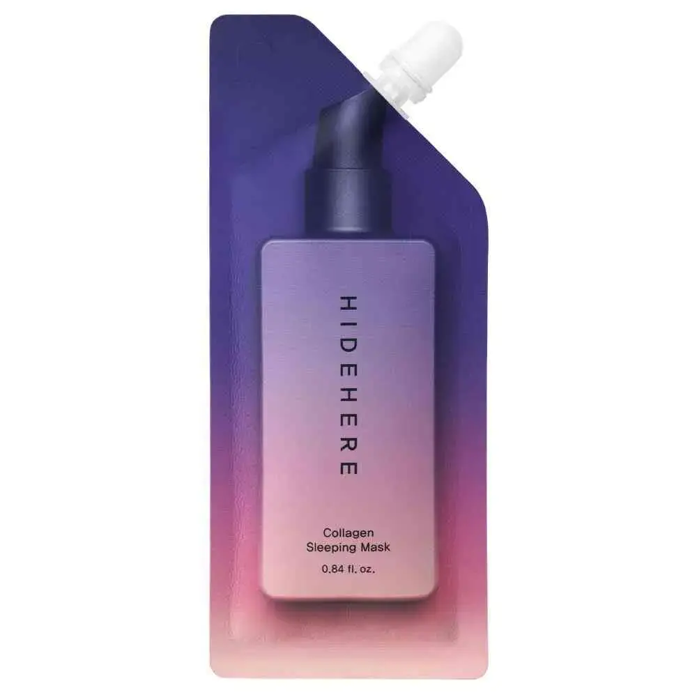 HideHere, Collagen Sleeping Mask, Hydrating &