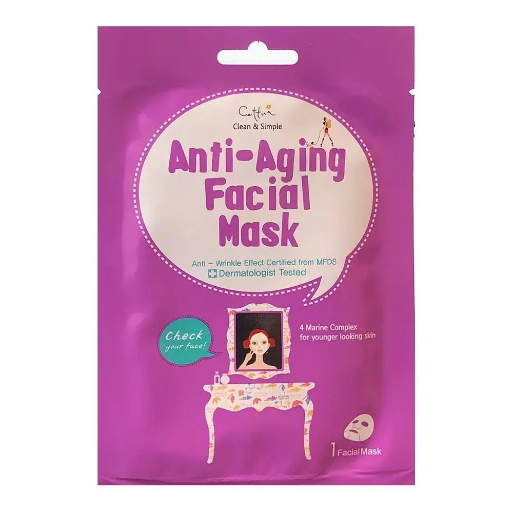 Cettua, Cettua, Anti-Aging, Sheet Mask, For