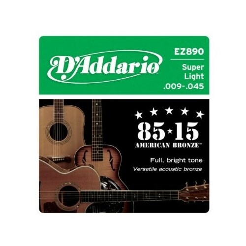DADDARIO Akustiskās ģitāras stīgas D`Addario EZ890