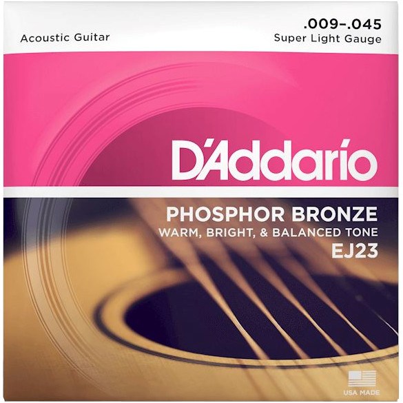 DADDARIO D`Addario EJ23 akustiskās ģitāras stīgas