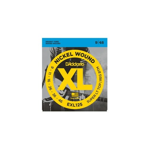 DADDARIO Elektriskās ģitāras stīgas D`Addario EXL125