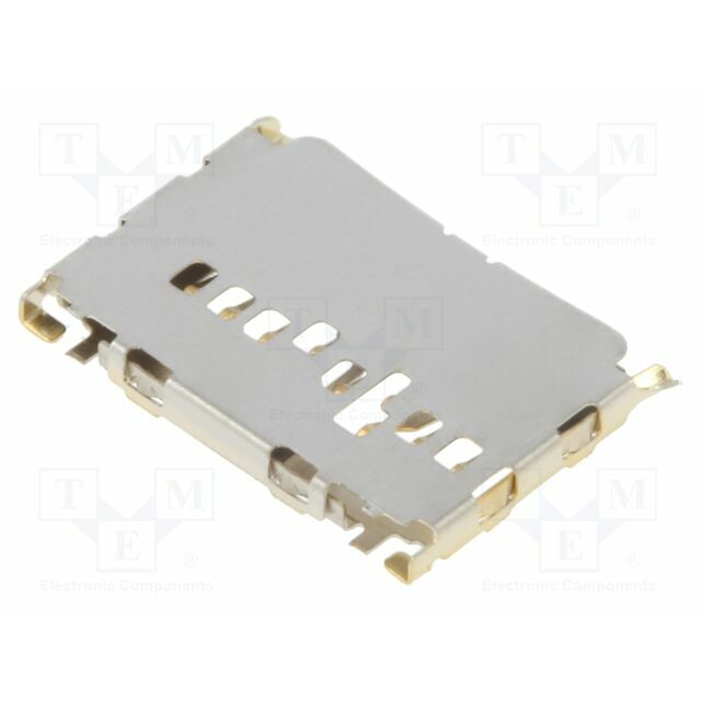GCT Connector: for cards; microSD; push-pull