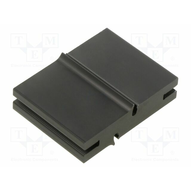 FISCHER ELEKTRONIK Heatsink: extruded; flat; black