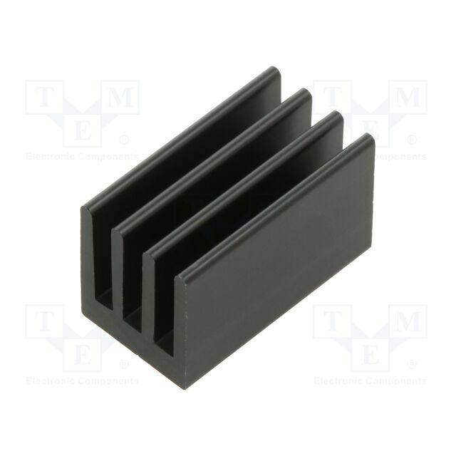 FISCHER ELEKTRONIK Heatsink: extruded; grilled; black