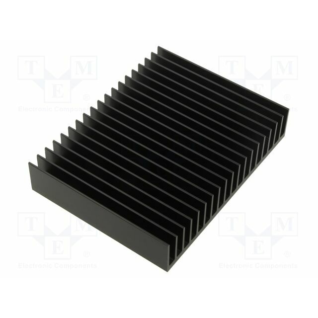 FISCHER ELEKTRONIK Heatsink: extruded; grilled; black