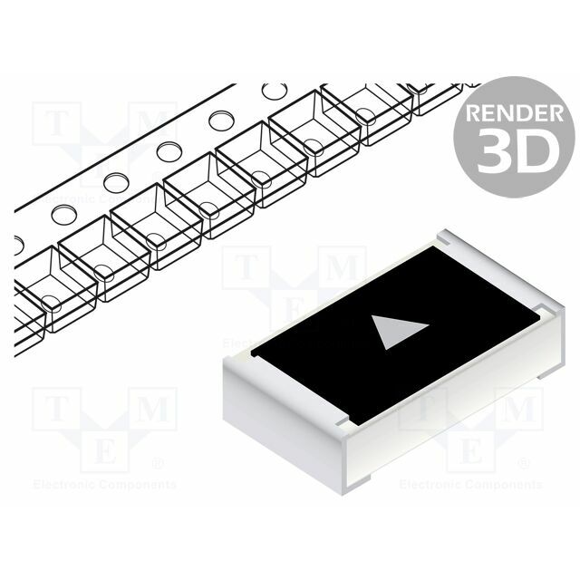 PANASONIC Resistor: thick film; 1MΩ; SMD