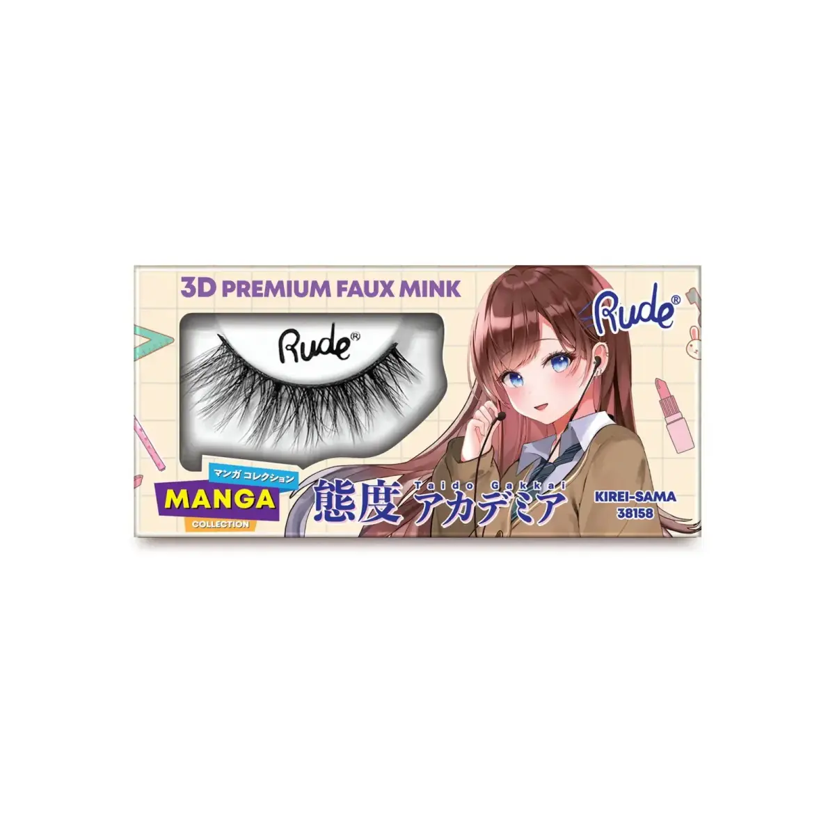 Rude Cosmetics, Chibi Manga Faux Mink