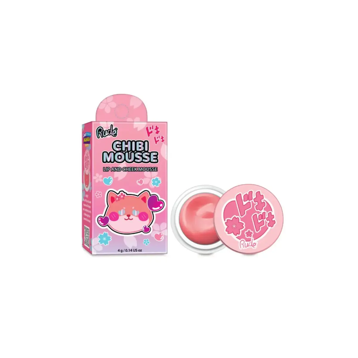 Rude Cosmetics, Chibi Mousse, Lip &