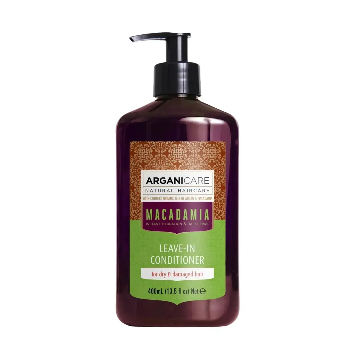 Arganicare, Macadamia, Hair Leave-In Conditioner, Nourishing