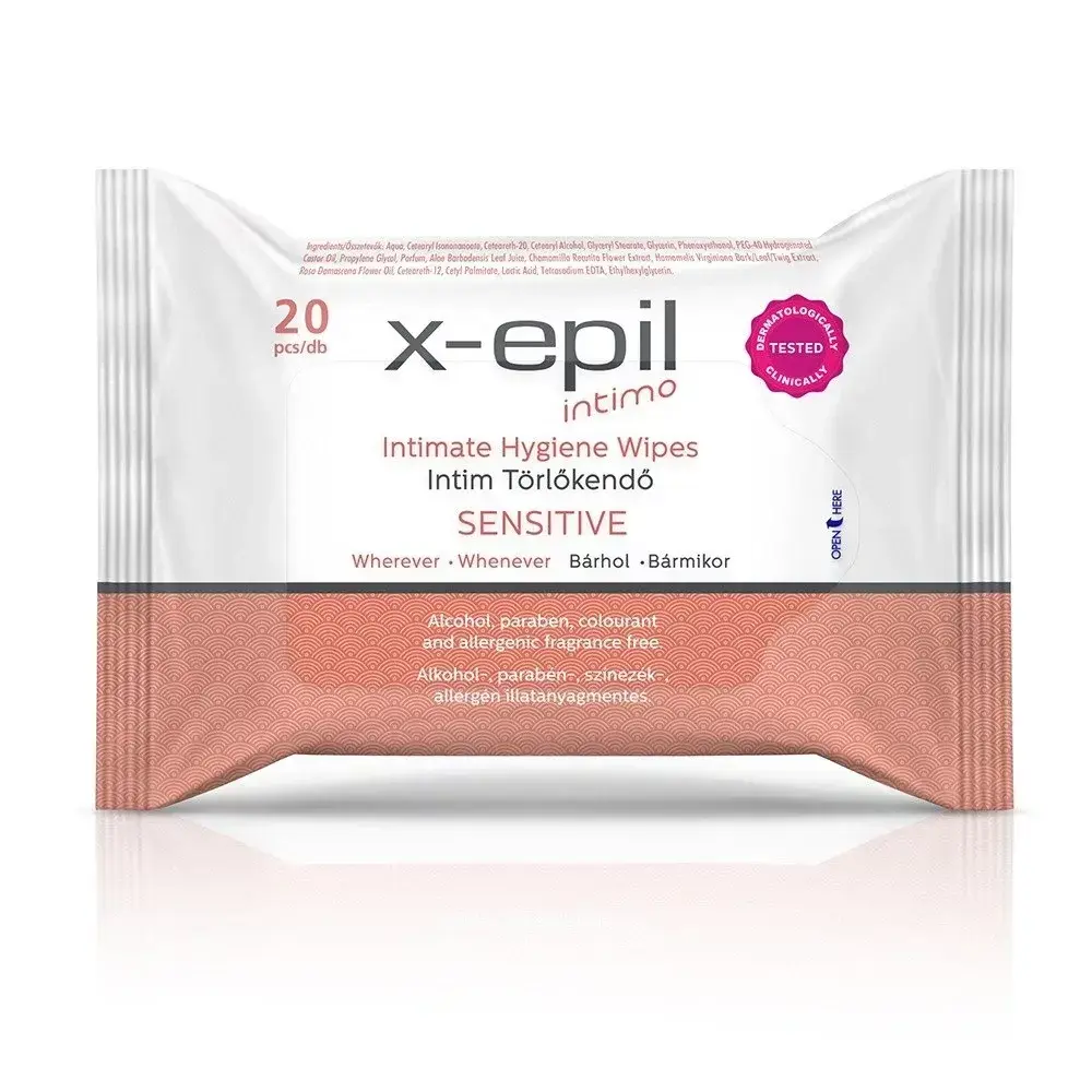 X-Epil, Intimate Hygiene Sensitive, Intimate Wipes