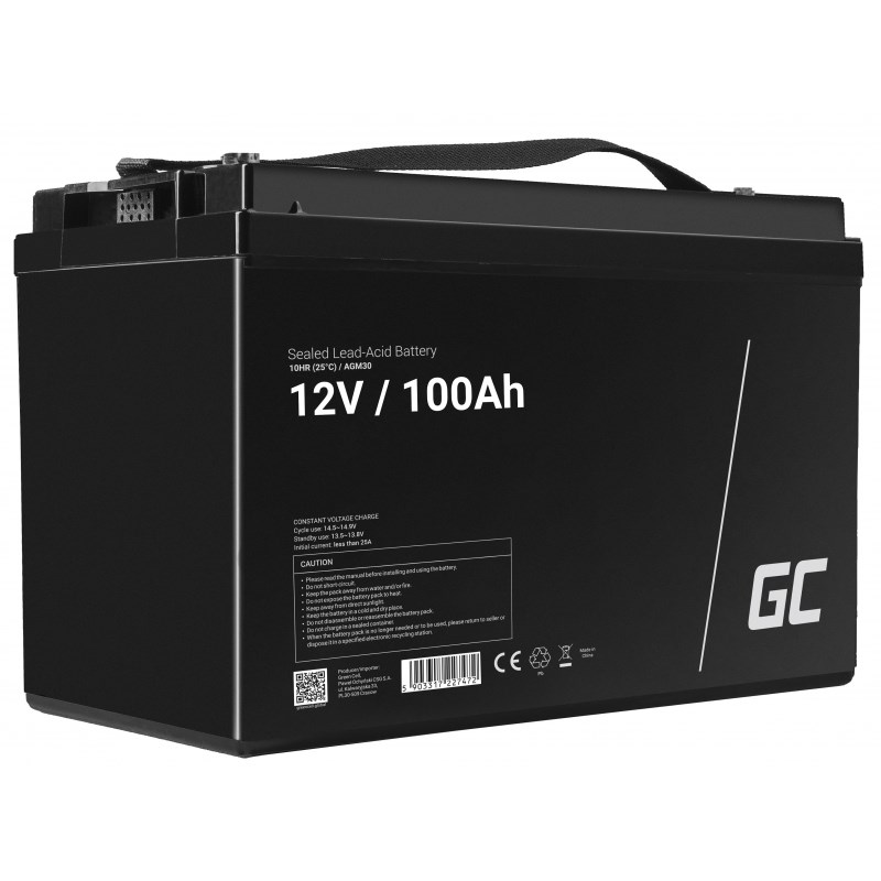 GREEN CELL GREENCELL Battery AGM 12V