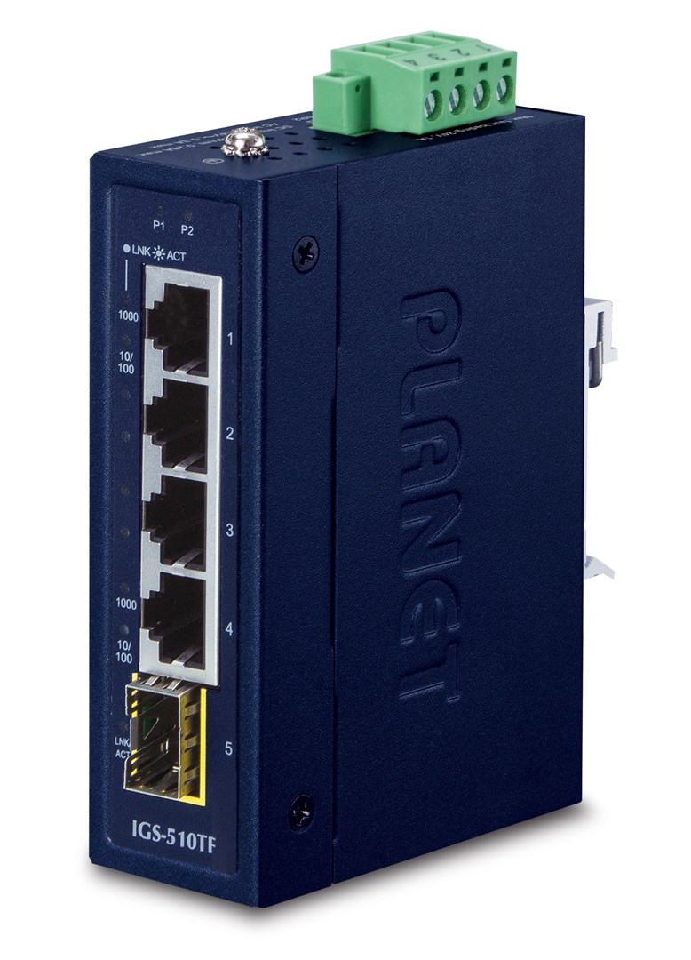 Nepārvaldīts Gigabitu Ethernet komutators PLANET IGS-510TF