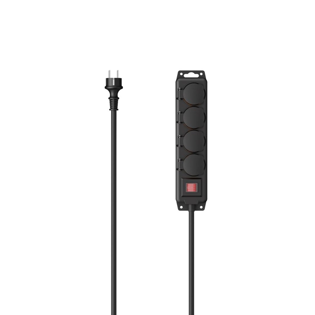 Hama 00223064 power extension 4 m