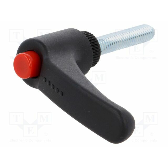 ELESA+GANTER Lever; adjustable; Thread len: 60mm