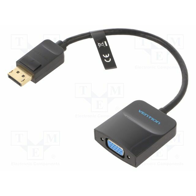 I/O ADAPTER DP TO VGA/0.15M