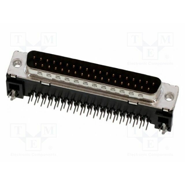 AMPHENOL Connector: D-Sub; plug; male; angled