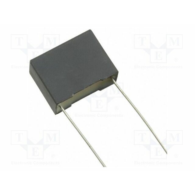 YAGEO Capacitor: polyester; 1uF; 100VDC; 15mm