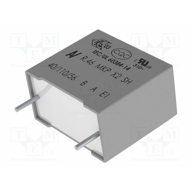 YAGEO Capacitor: polypropylene; X2; R46; 0