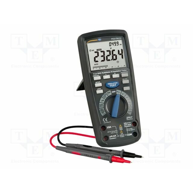 PCE INSTRUMENTS Digital multimeter; LCD; VDC: