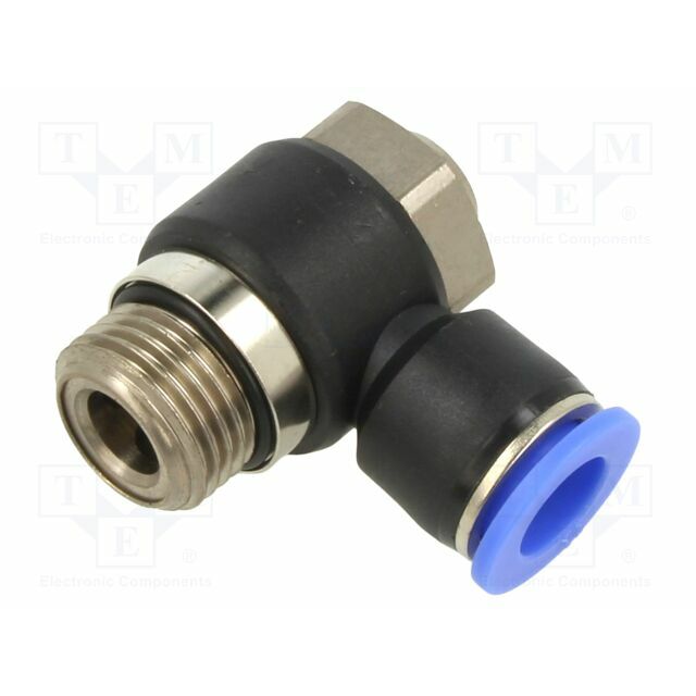 PNEUMAT Throttle-check valve; -0.95÷15bar; nickel
