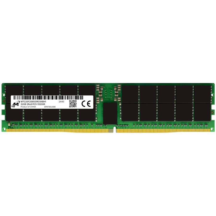 MICRON DDR5 RDIMM 32GB 2Rx8 6400