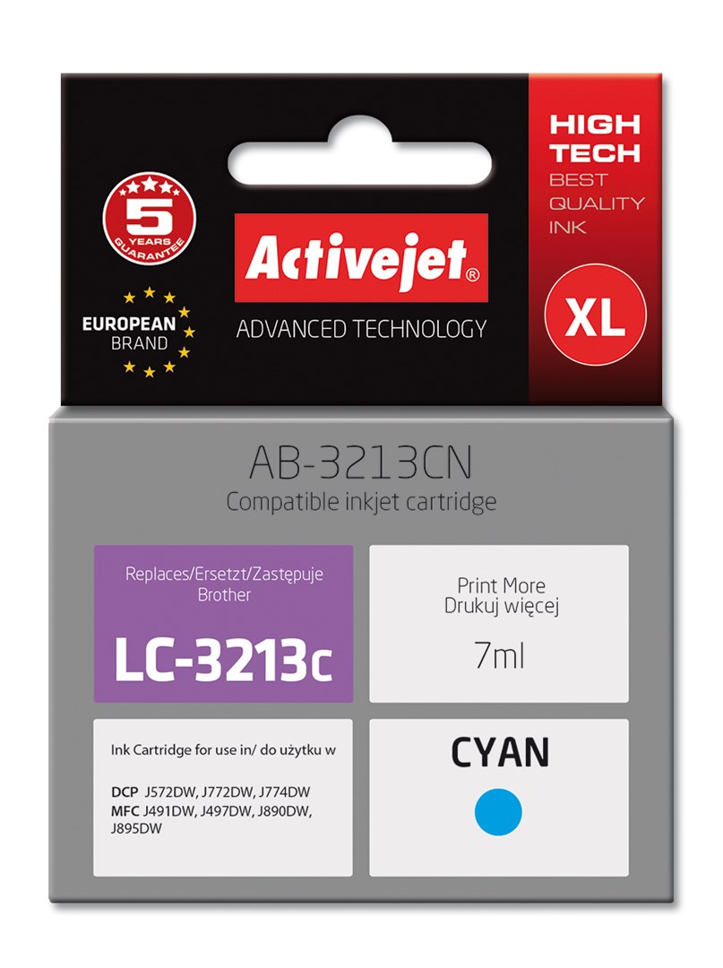 Activejet AB-3213CN Ink cartridge (replacement for