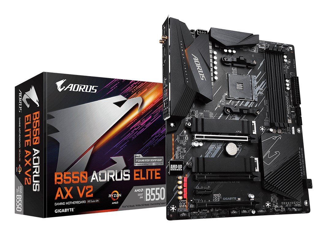 Mātesplate GIGABYTE B550 AORUS ELITE AX