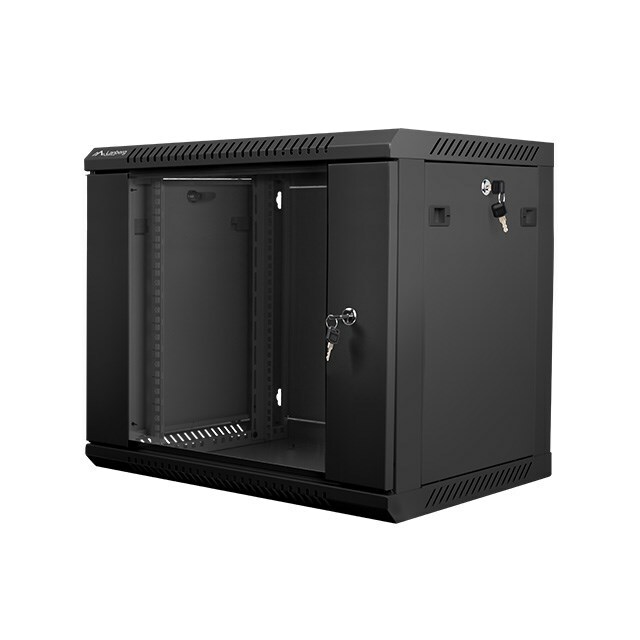 Lanberg 19`` wall-mounted installation cabinet 9U