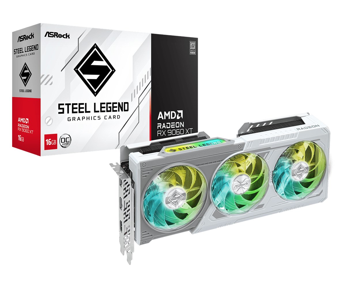 ASRock Radeon RX 9060 XT Steel