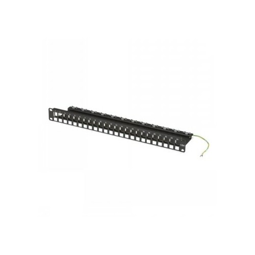 BLACKBOX CAT6A BLANK PATCH PANEL, 24-PORT