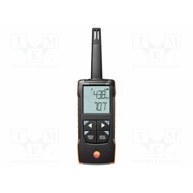 Thermo-hygrometer; -10÷60°C; Temp.(thermocouple T): -200÷1370°C
