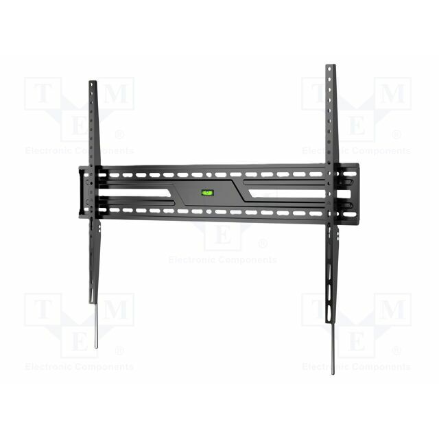Holder: wall mounting; TV; black; 75kg