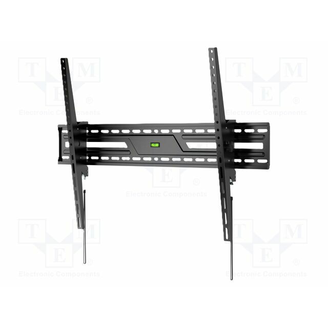 Holder: wall mounting; TV; black; 75kg